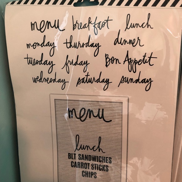 American Crafts Heidi Swap Letterboard Menu Kit - Picture 6 of 7